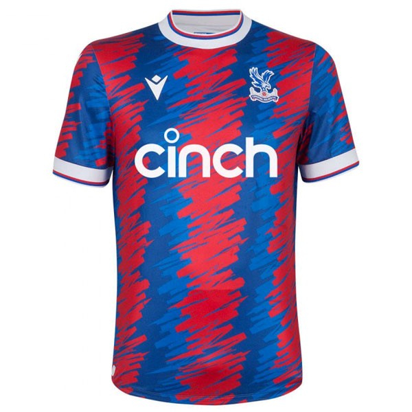 Camiseta Crystal Palace 1ª Kit 2022 2023 Rojo Azul